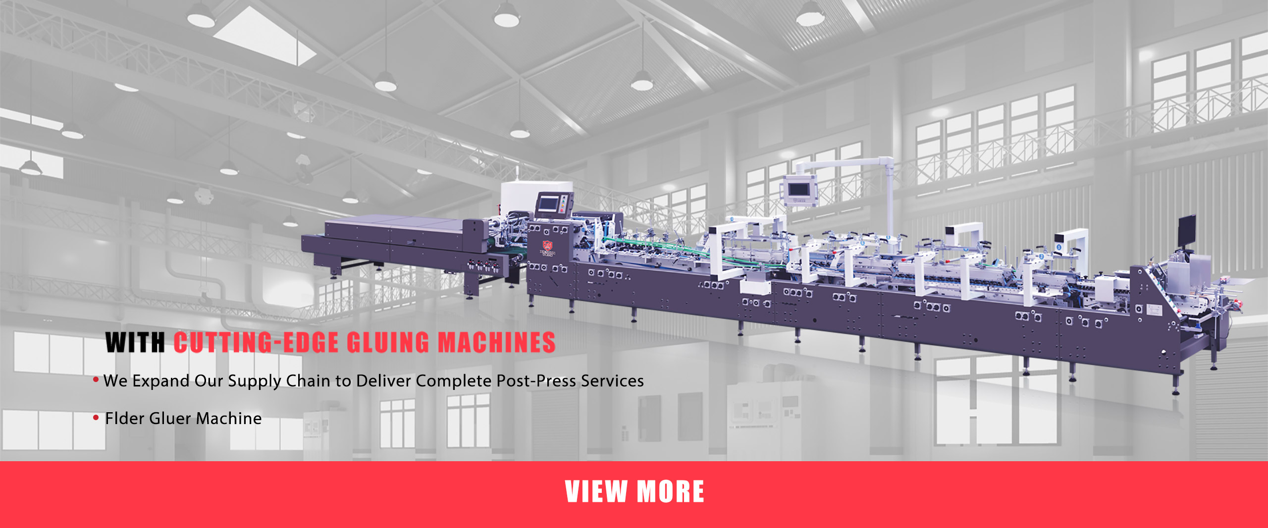 Kinesiska mappen Gluer Machine