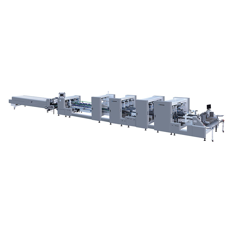 Automatisk 4 och 6 hörnmapp Gluer Machine